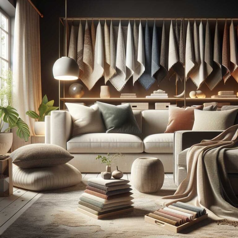 Išmanus baldinių audinių pasirinkimas: tipai, atsparumas, spalvos ir priežiūra namams