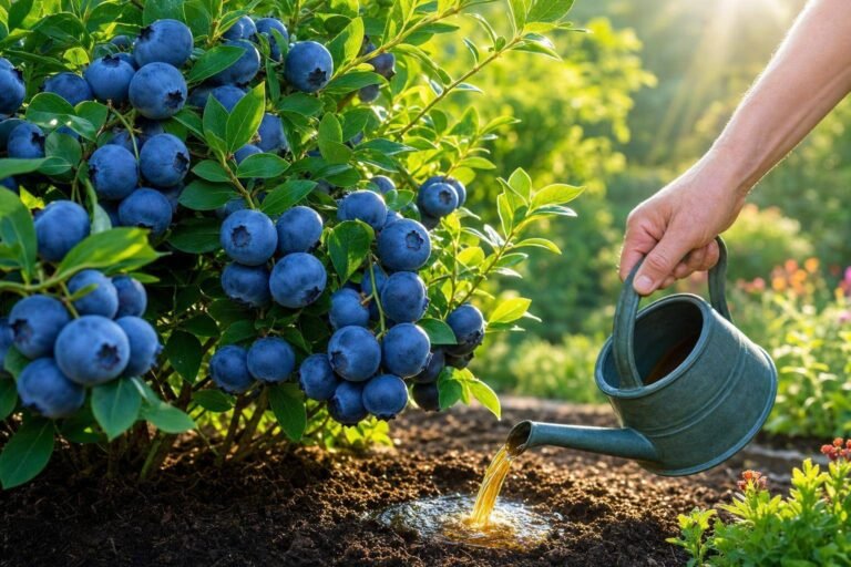 Tirpalas šilauogėms su mielėmis: kaip naudoti saugiai, kad uogos būtų stambesnės ir saldesnės