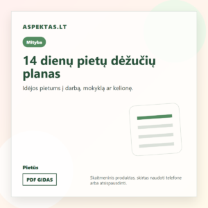 14 dienų pietų dėžučių planas PDF viršelis