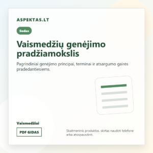 Vaismedžių genėjimo pradžiamokslis PDF viršelis